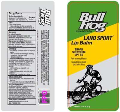 Principal Display Panelbull Frogsunscreenland Sportlip Balmspf 50 (Bullfrog Land Sport Lip Spf50 01)