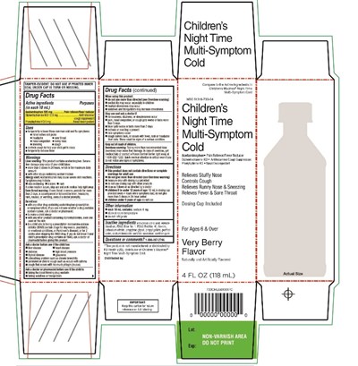 CVS Children's Nighttime Multi-Symptoms Cold 4fl oz 118 mL - mucinex 01