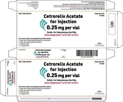 Principal Display Panel – Cetrorelix Acetate For Injection Kit Carton (Cet02 0000 16 V4)