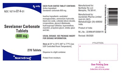 PACKAGE LABEL-PRINCIPAL DISPLAY PANEL - 800 mg (270 Tablets Bottle) - sevelamer fig4
