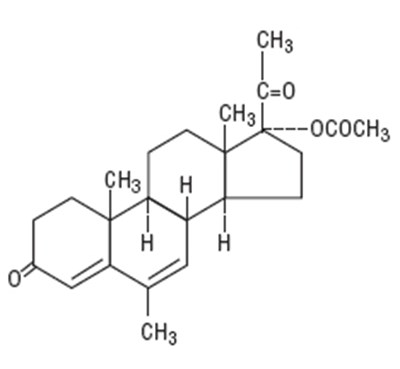 Megestrol Acetate Structural Formula - image 1