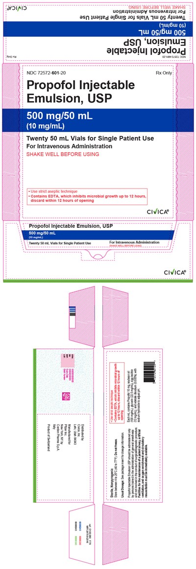propofol-06.jpg PRINCIPAL DISPLAY PANEL - 50 mL Vial Carton - propofol 06
