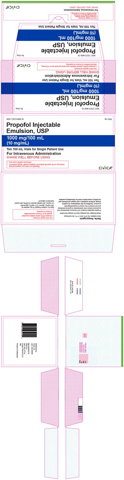 propofol-08.jpg PRINCIPAL DISPLAY PANEL - 100 mL Vial Carton - propofol 08