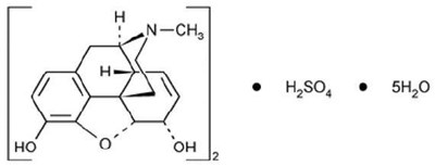 ChemDraw Structure - morphine sulfate oral solution 1