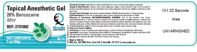 quala-02.jpg PRINCIPAL DISPLAY PANEL - 34 g Jar Label - Mint - quala 02