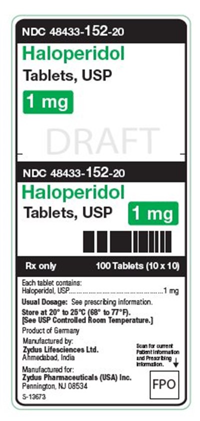 Haloperidol Tablets, Usp 1 mg Unit Carton Label (Image 03)