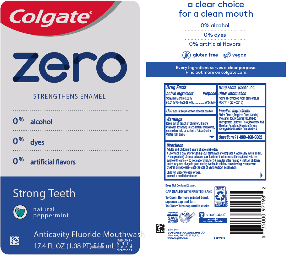 Colgate Zero Strong Teeth Images Sodium Fluoride Mouthwash Dental