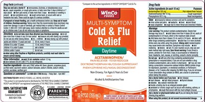 Acetaminophen 325 mg, Dextromethorphan Hbr 10 mg, Phenylephrine Hci 5 mg (Daytime Pe Liquid Multi Symptom 1)