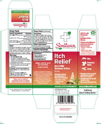 Principal Display Panelsimilasan®itch Relief  Roll-on7.5 mL/0.25 Fl Oz (Itch Relief 01)