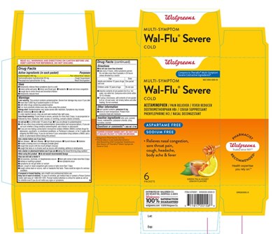 image-01.jpg Multi-Symptom Wal Flu Severe Cold Green Tea and Honey Lemon 6 Packets - image 01