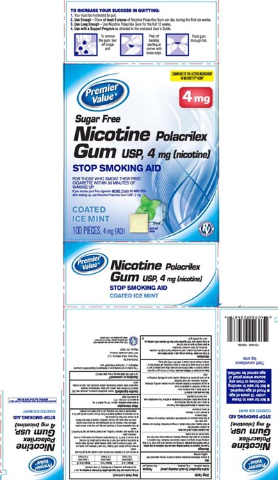 Nicotine Gum 2 mg And 4 mg Coated Ice Mint 2