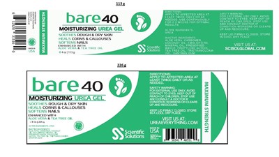 Bare40 Urea Gel (Label 1)