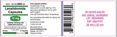 15mg-21capsules (Lenalidomide 15mg Label)