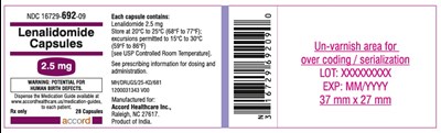 2_5mg-28capsules (Lenalidomide 2 5mg Label)