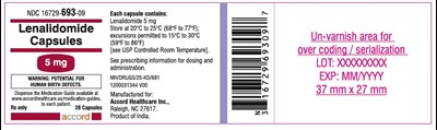 5mg-28capsules (Lenalidomide 5mg Label)