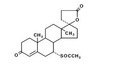 "image Description" (Spironolactone Structure)