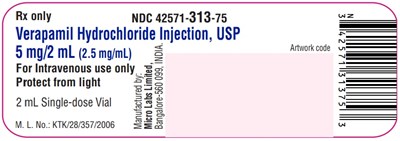 2 ml label - verapamil 2mllabel