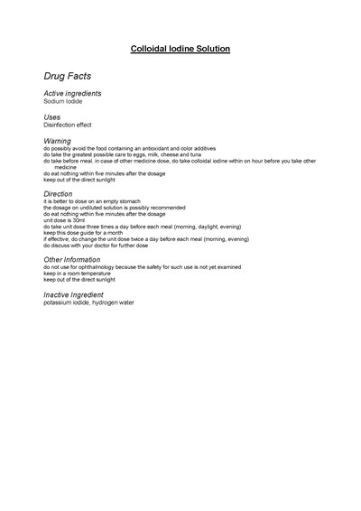 Package Insert (Label)