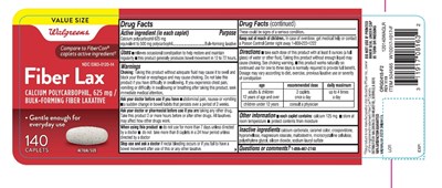 0339.jpg Walgreen Fiber Lax 140 Caplets - 0339