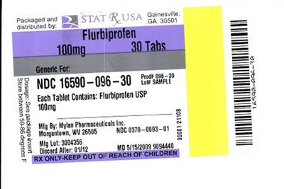 Flurbiprofen 100mg Label Image (Flurbiprofen 100mg Label)