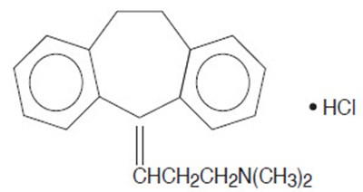 Chemical Structure - amitriptyline 01