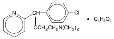 Chemical Structure - carbinoxamine 01