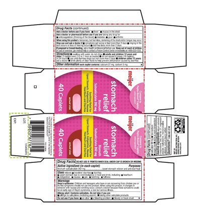 Meijer Stomach Relief Bismuth Subsalicylate (172gnp)