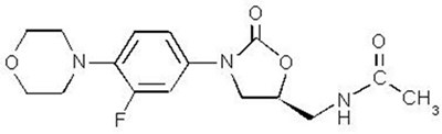 linezolid-tablets-structure.jpg Image linezolid structure - linezolid tablets structure