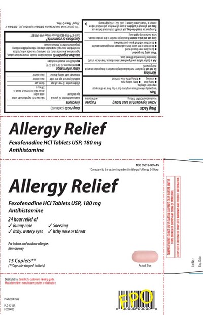 Fexofenadine HCl USP, 180 mg - fexofenadine hcl 180 mg tablet grn 1