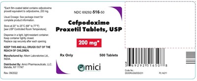 Cefpodoxime-200mg-500tab (Cefpodoxime 200mg 500ct)