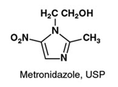 Metronidazole Usp Structural Formula (Image 01)