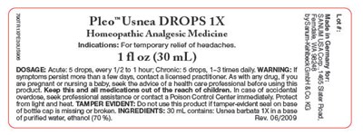 Principal Display Panel 30 mL Label - pleo usnea 01