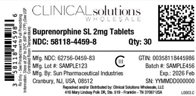 Close-up of a labelAI-generated content may be incorrect. - buprenorphine label 2mg