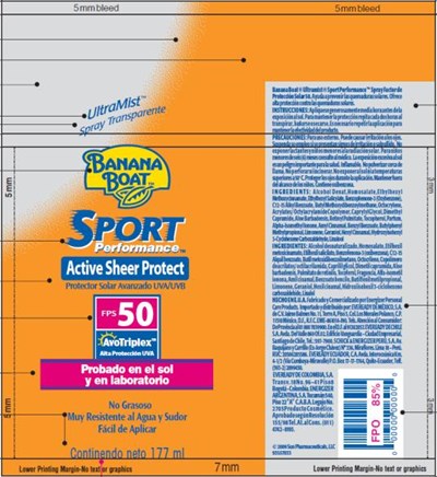 PRINCIPAL DISPLAY PANELBanana Boat Sport Performance SPF 50 - banana boat ultramist sport performance spf 50 01