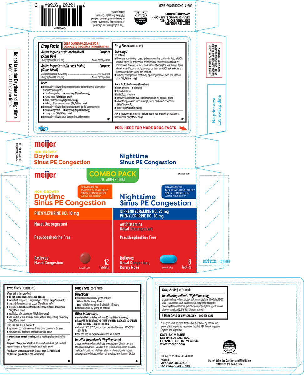 FDA Label for Sinus Pe Congestion Daytime Nighttime Kit - Indications ...