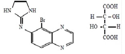 brimonidine-structure.jpg brimonidine-structure - brimonidine structure