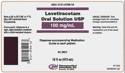 PRINCIPAL DISPLAY PANEL - 473 mL Bottle Label - levetiracetam 08