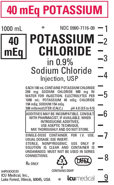 potassium-02.jpg PRINCIPAL DISPLAY PANEL - 40 mEq Bag Label - potassium 02
