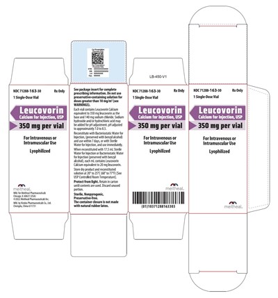 leuco-carton-350mg-v3.jpg PRINCIPAL DISPLAY PANEL – Leucovorin Calcium for Injection, USP 350 mg Carton - leuco carton 350mg v3