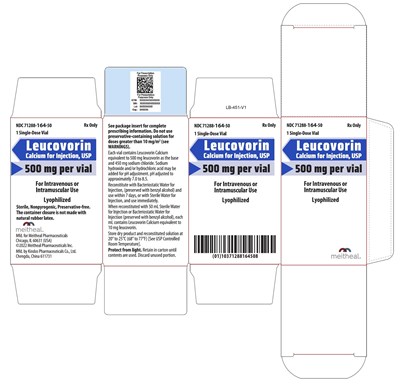 leuco-carton-500mg-v3.jpg PRINCIPAL DISPLAY PANEL – Leucovorin Calcium for Injection, USP 500 mg Carton - leuco carton 500mg v3