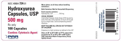 This Is The Label (Hydroxyurea Capsules 2)