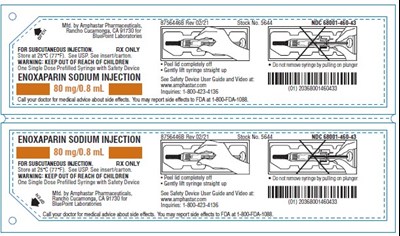 Enoxaparin Sodium Injection 80mg/ 0.8mL Syringe Label - image 04