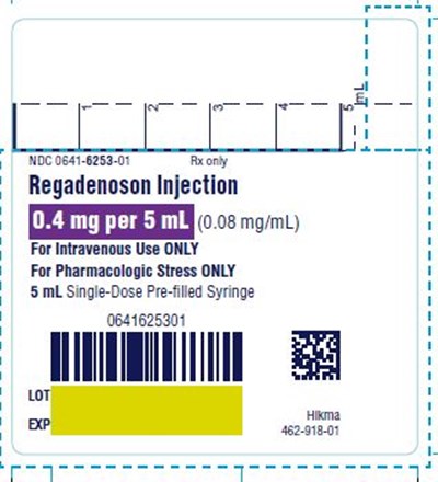 regadenoson-injection-2.jpg Regadenoson Injection 0.4 mg per 5 mL (0.08 mg/mL) Syringe label - regadenoson injection 2