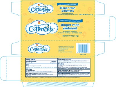 image of carton label - CottontailsDiaperRash