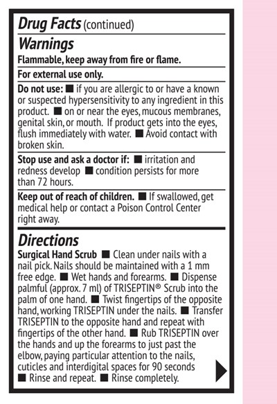 Back Label 4 oz Panel 2 of 3 - Triseptin 4oz Label Print 3