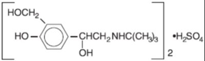 Albuterol Sulfate Structural Formula (Image 03)