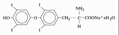 levothyroxine-structure - structure