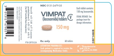 Principal Display Panel - 200 mg Tablet Bottle Label - vimpat 07