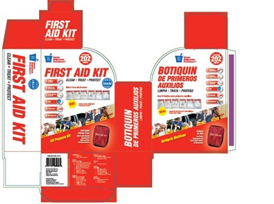 Amerisource First Aid Kit 202 Pieces (Amerisource202)