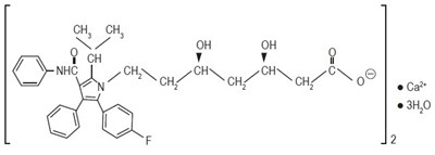 Chemical Structure (Atorvastatin Calcium Structure)